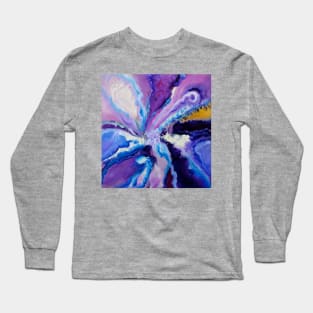 Purple Splash Long Sleeve T-Shirt